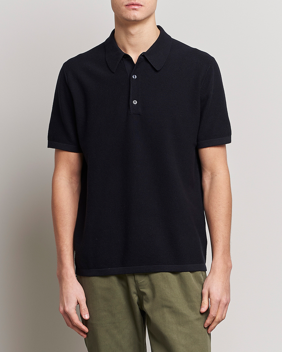 Homme | Pulls Et Tricots | Tiger of Sweden | Jenkim Knitted Pique Dark Ink