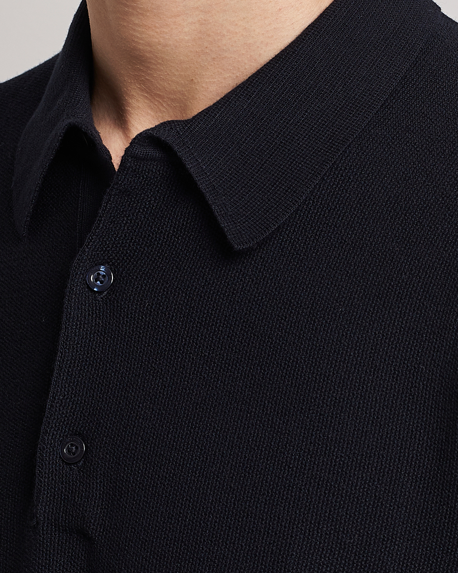 Homme | Pulls Et Tricots | Tiger of Sweden | Jenkim Knitted Pique Dark Ink