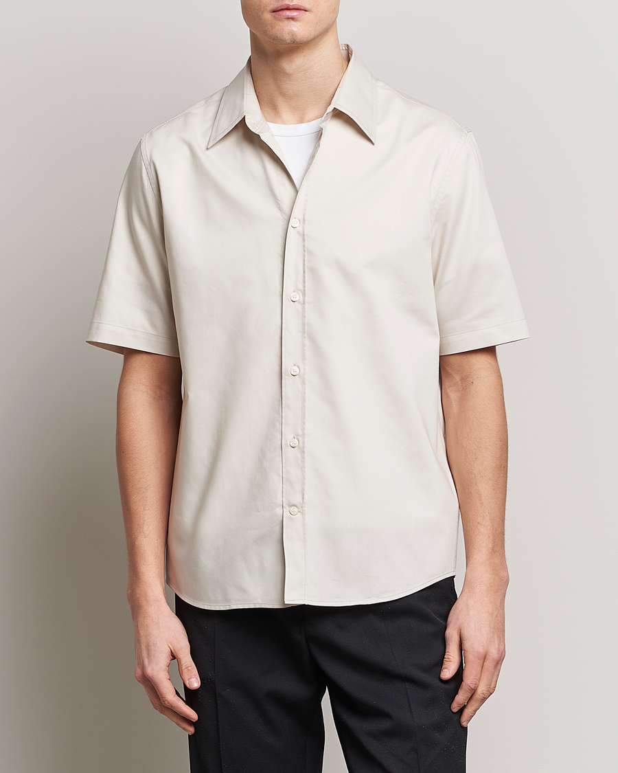 Homme | Chemises | Tiger of Sweden | Enree Lyocell Shirt Light Ivory
