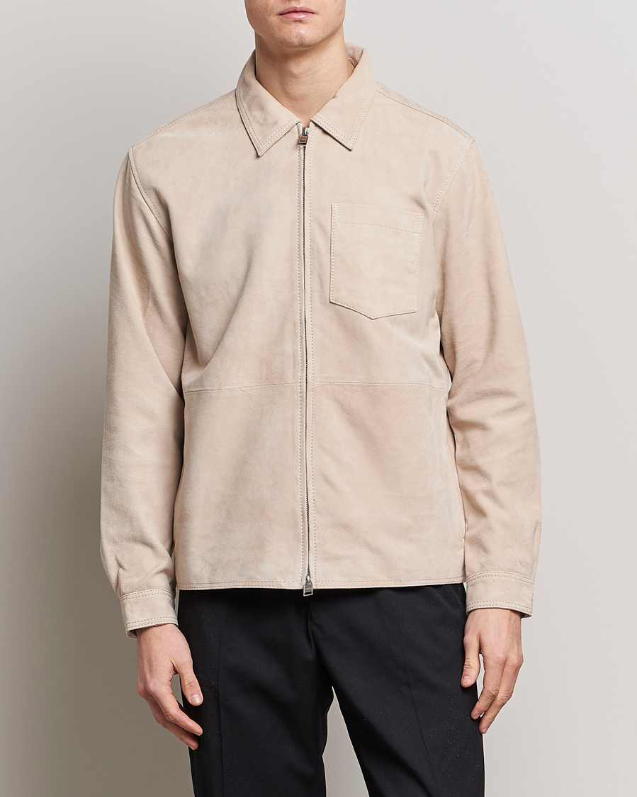 Homme | Manteaux Et Vestes | Tiger of Sweden | Lawson Suede Jacket Light Iory