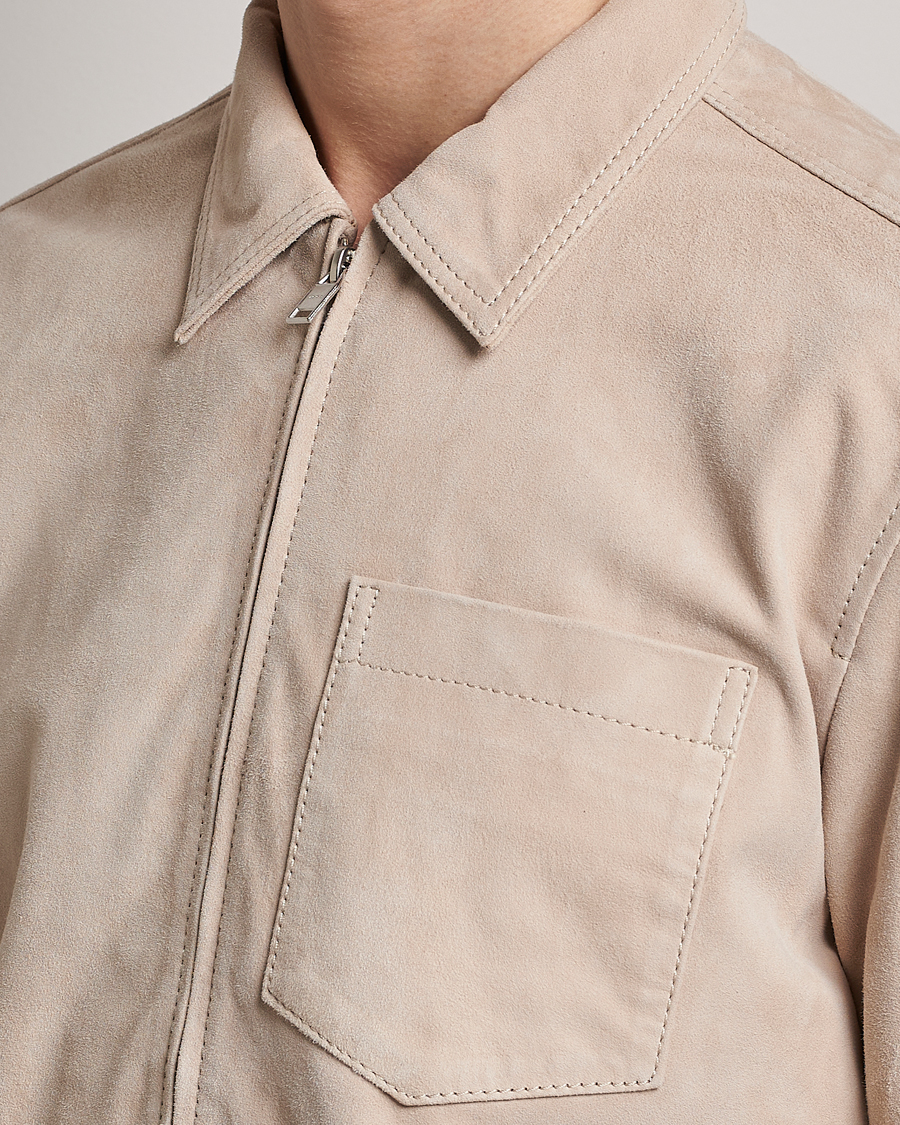 Homme | Manteaux Et Vestes | Tiger of Sweden | Lawson Suede Jacket Light Iory