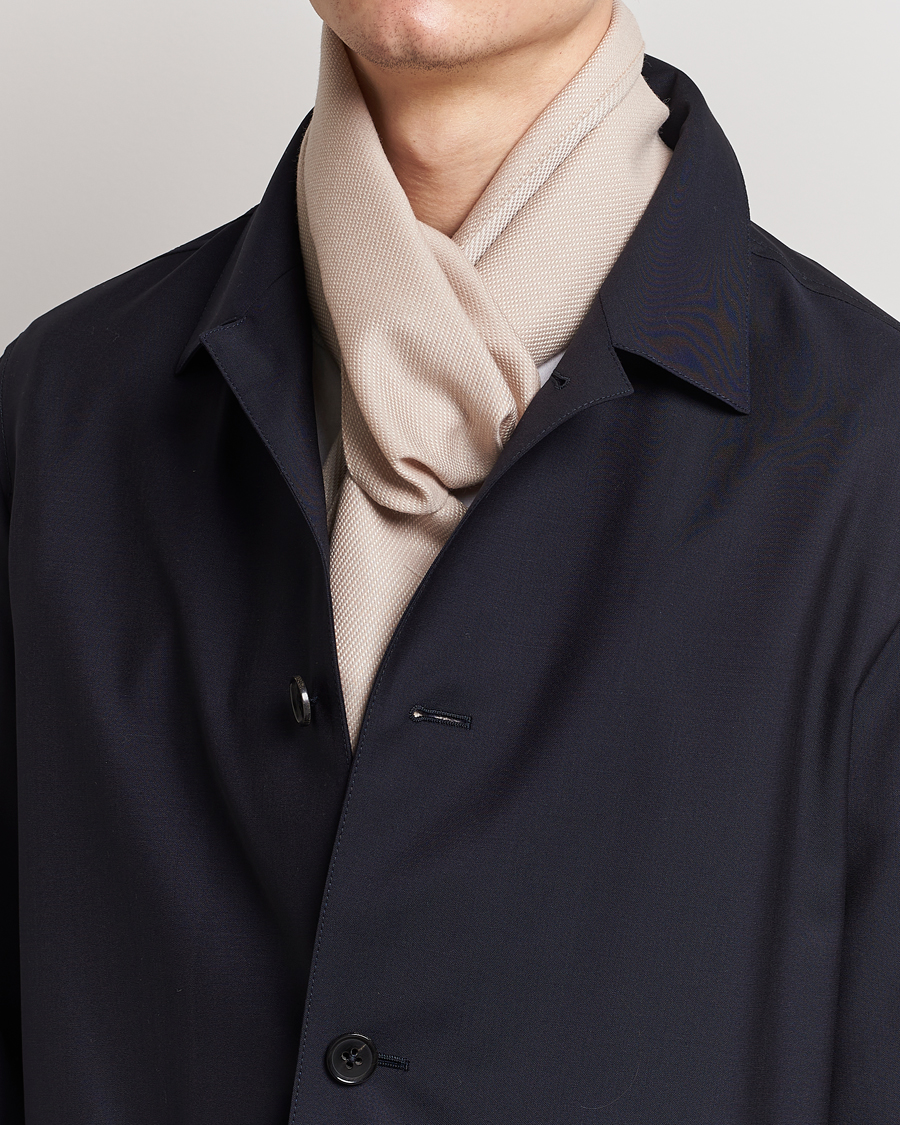 Homme | Tiger of Sweden Salvor Wool Silk Scarf Dark Sand | Tiger of Sweden | Salvor Wool Silk Scarf Dark Sand