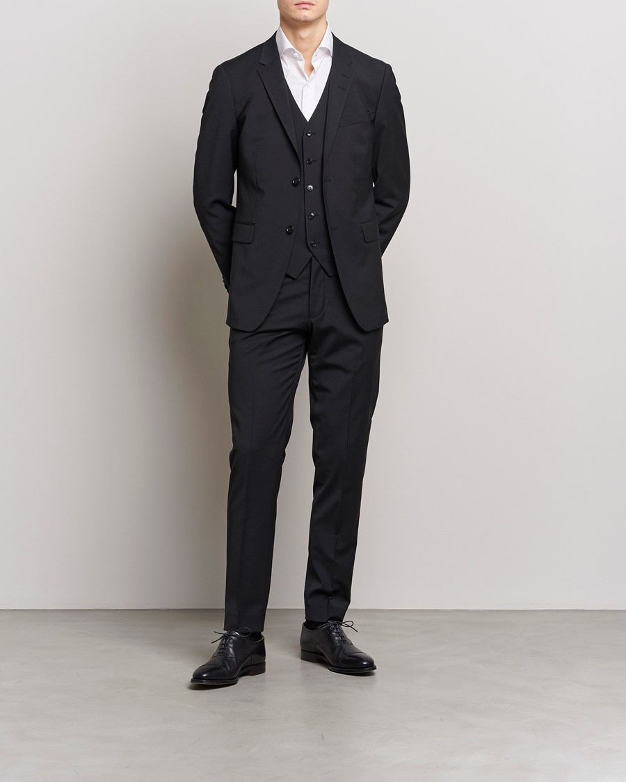 Homme | Blazers | Tiger of Sweden | Jerretts Wool Travel Suit Blazer Black
