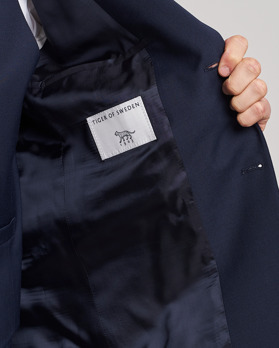 Homme | Blazers | Tiger of Sweden | Jerretts Wool Travel Suit Blazer Royal Blue