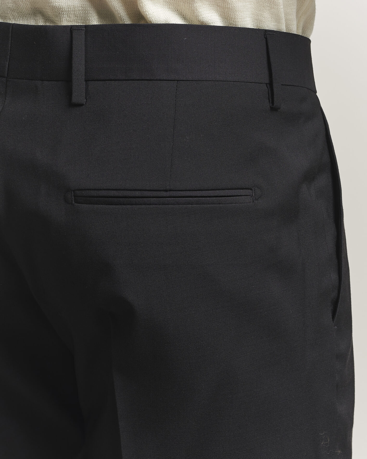 Homme | Pantalons | Tiger of Sweden | Tenuta Wool Travel Suit Trousers Black
