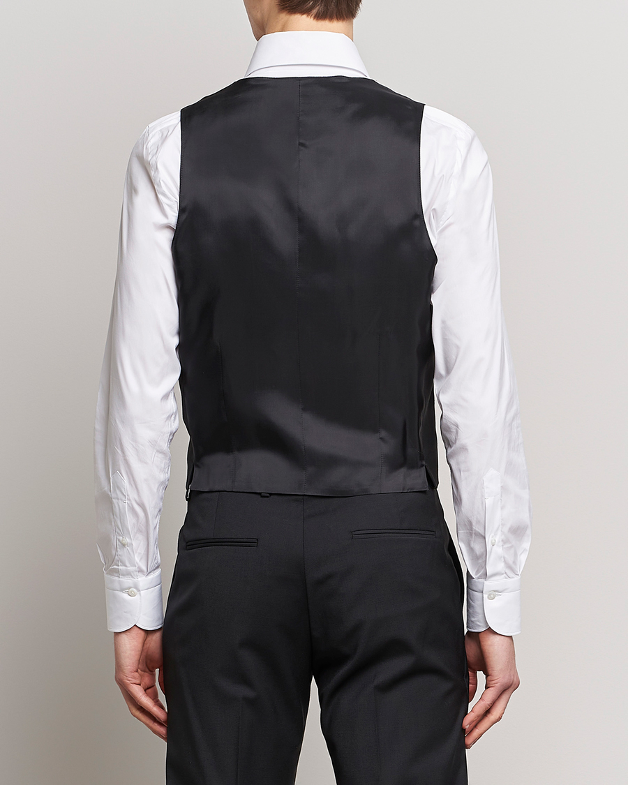 Homme | Blazers | Tiger of Sweden | Wayde Wool Travel Waistcoat Black