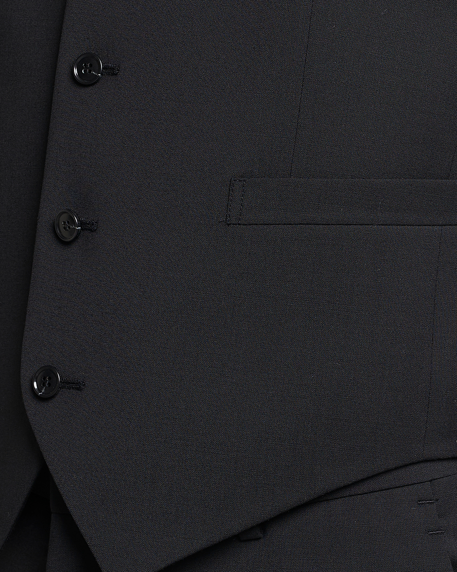 Homme | Blazers | Tiger of Sweden | Wayde Wool Travel Waistcoat Black