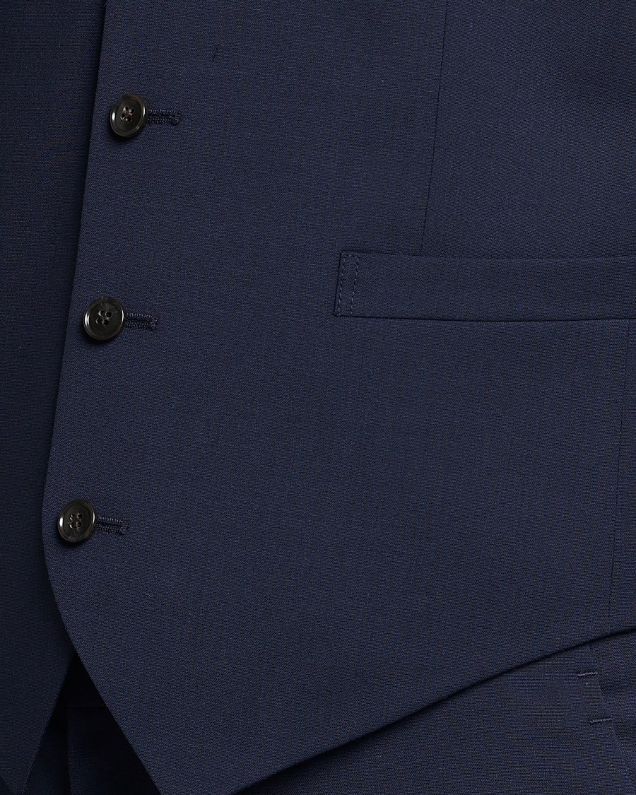 Homme | Blazers | Tiger of Sweden | Wayde Wool Travel Waistcoat Royal Blue