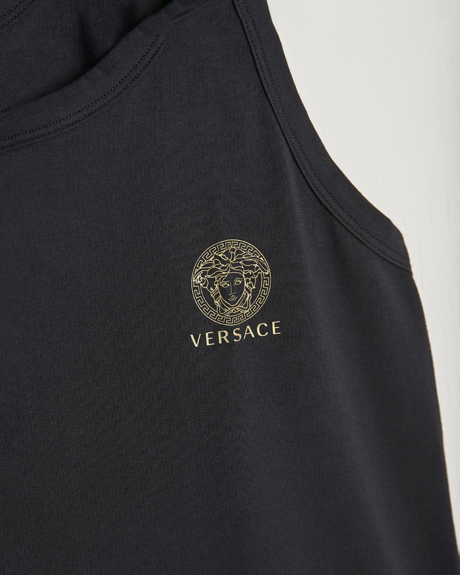 Homme | T-shirts | Versace | Medusa Tank Top Black