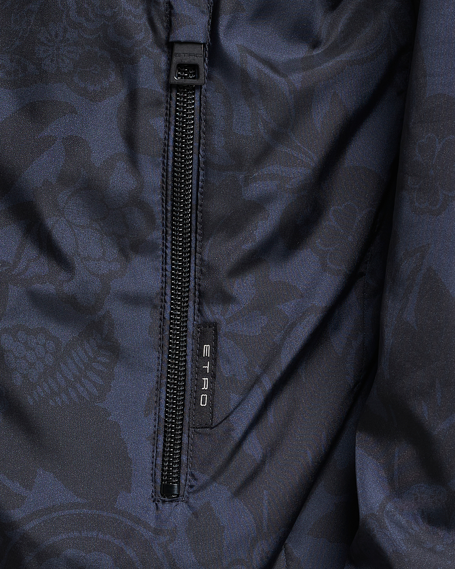 Homme | Manteaux Et Vestes | Etro | Packable Nylon Bomber Navy
