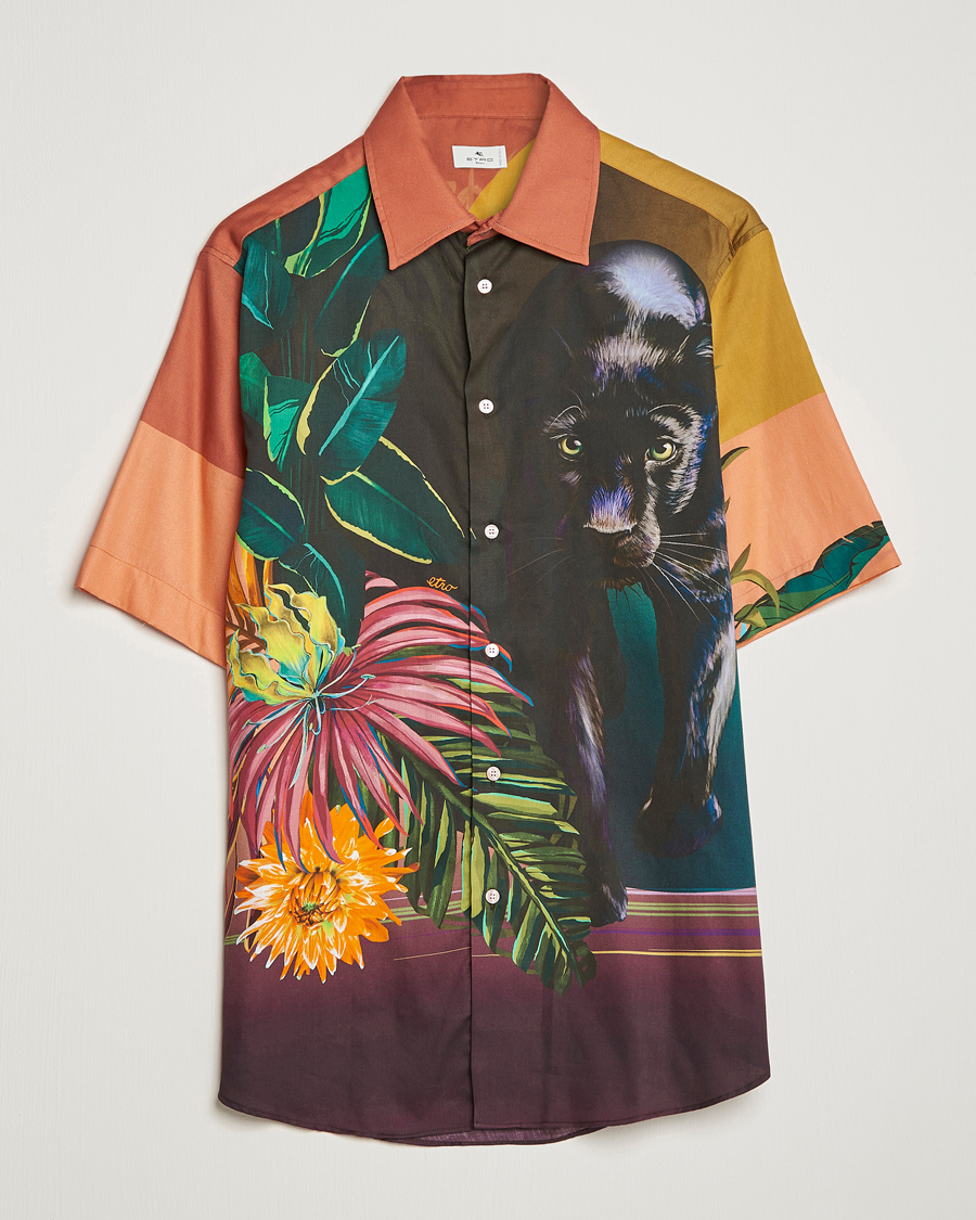 Homme | Chemises | Etro | Printed Camp Collar Shirt Multicolor
