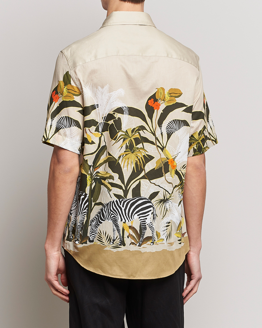 Homme | Chemises | Etro | Printed Camp Collar Shirt Beige