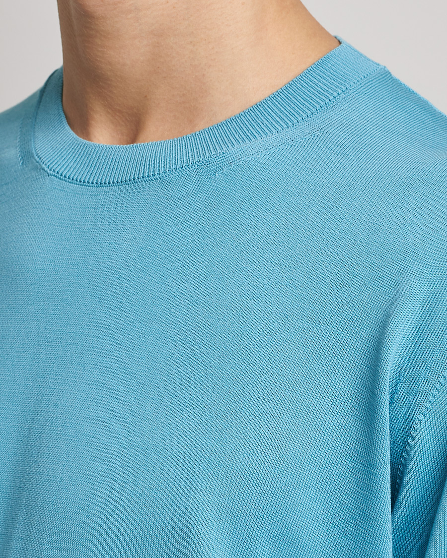 Homme | Pulls Et Tricots | Etro | Crew Neck Pullover Azzurro