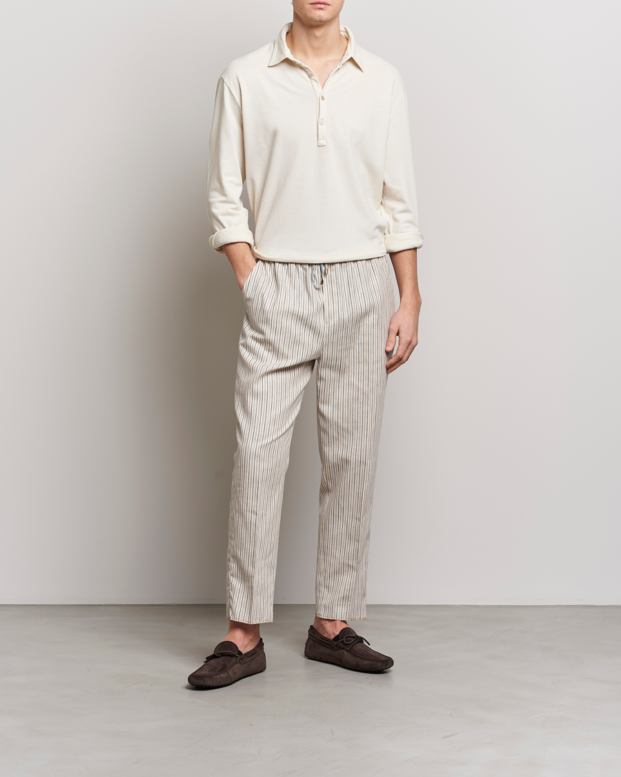Homme | Pantalons | Etro | Hickory Stripe Casual Trousers Off White