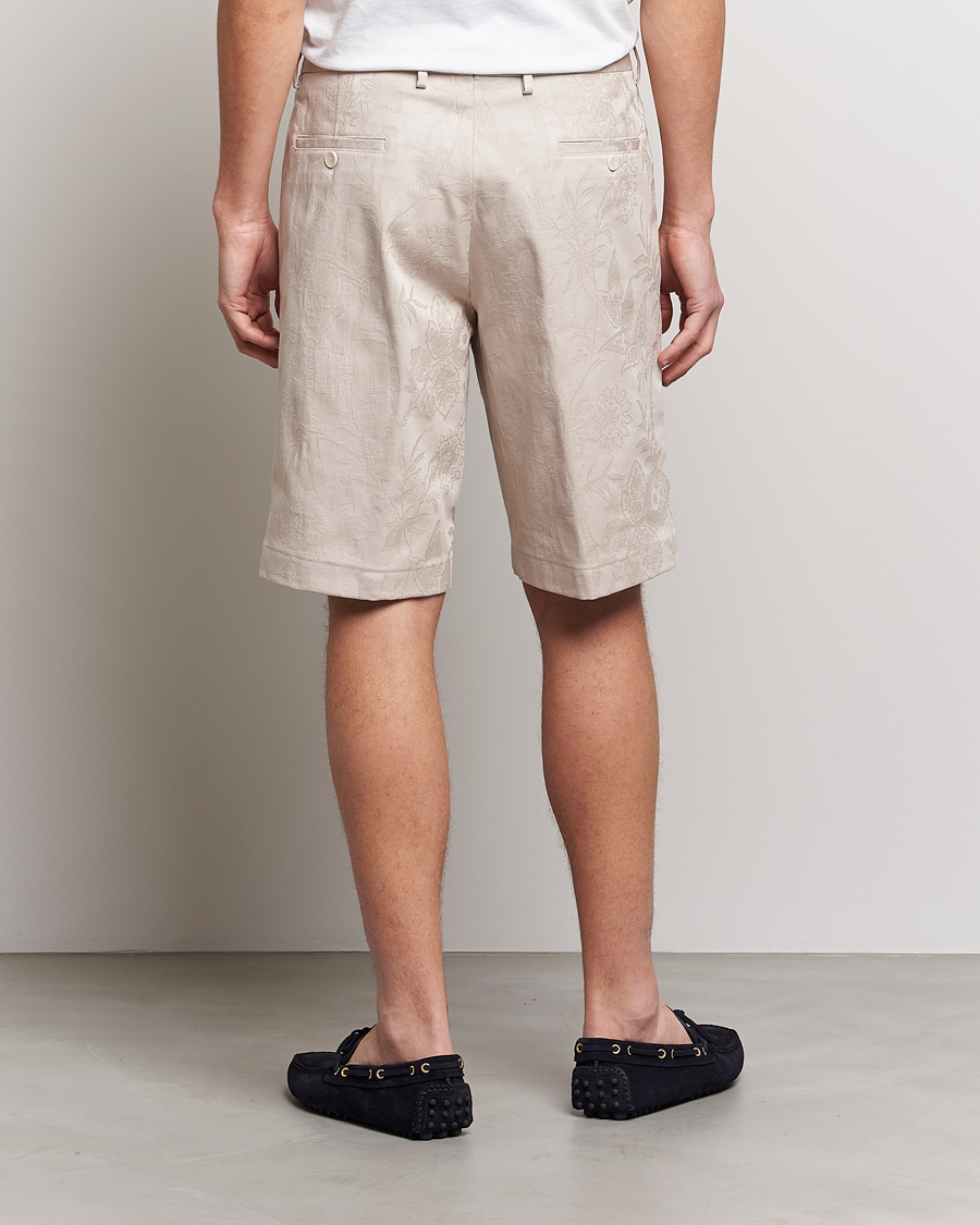 Homme | Shorts | Etro | Jacquard Weave Shorts Beige