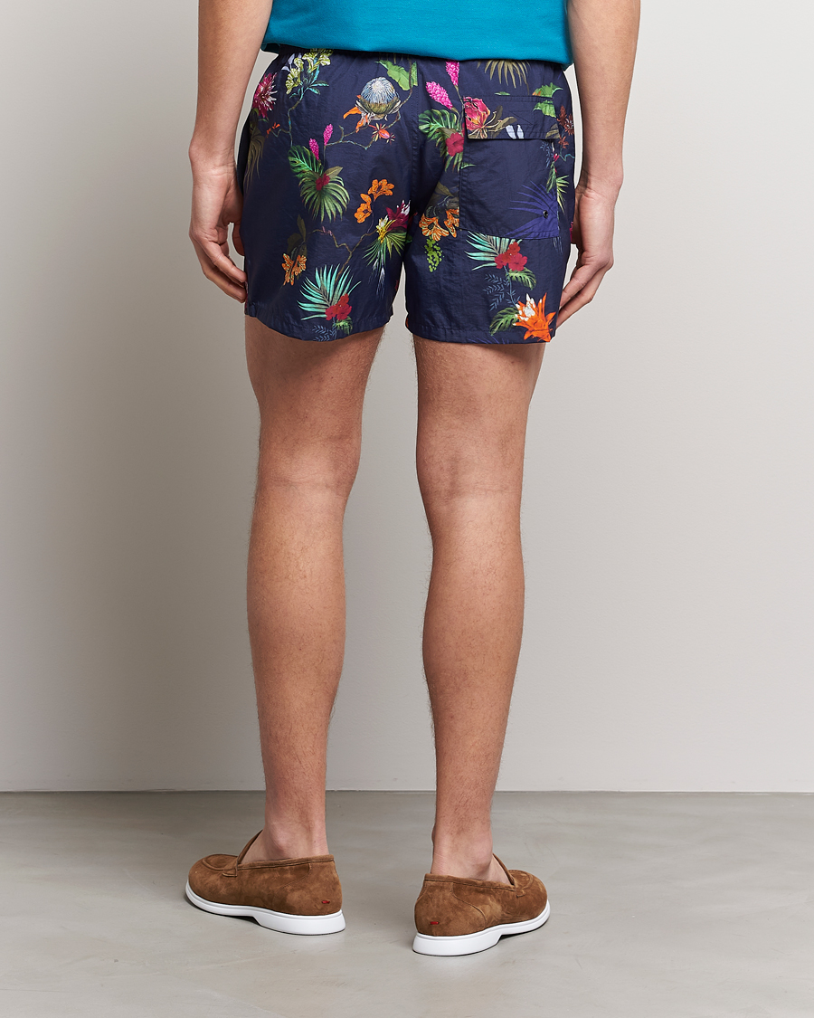 Homme | Maillots De Bain | Etro | Floreale Printed Swim Trunks Navy