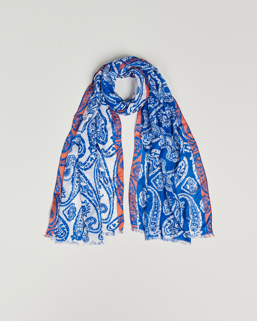 Homme | Etro Shaal Nur Cashmere Blend Scarf Blue | Etro | Shaal Nur Cashmere Blend Scarf Blue