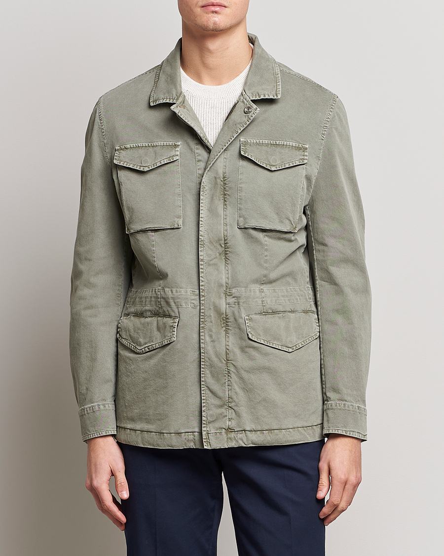 Homme | Manteaux Et Vestes | Brunello Cucinelli | Cotton Field Jacket Olive