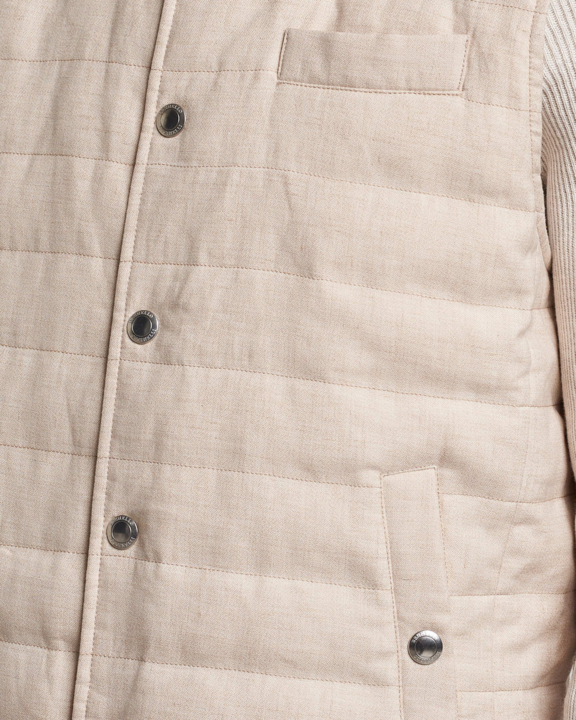 Homme | Gilets | Brunello Cucinelli | Cotton/Linen Gilet Light Beige