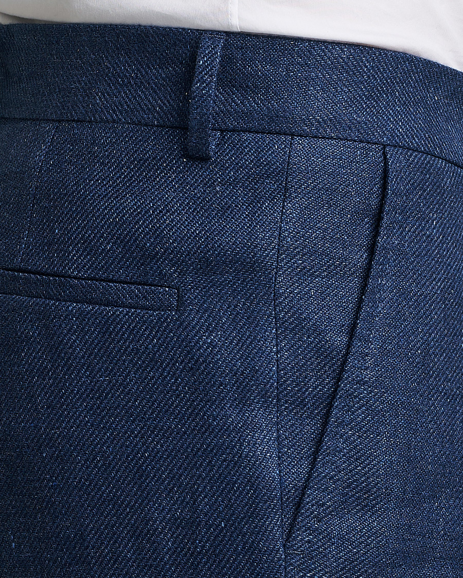 Homme | Costumes | Brunello Cucinelli | Linen/Silk Suit Royal Blue