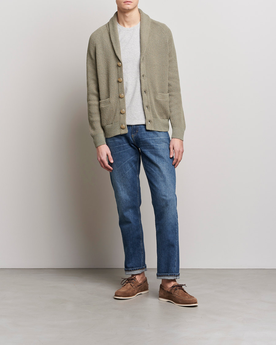 Homme | Pulls Et Tricots | Brunello Cucinelli | Heavy Rib Cardigan Olive