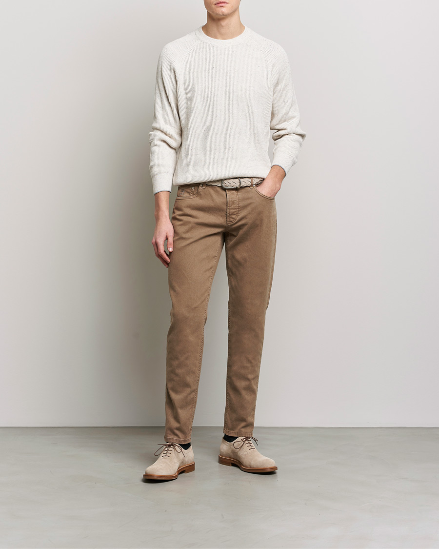 Homme | Pantalons | Brunello Cucinelli | Slim Fit 5-Pocket Pants Beige