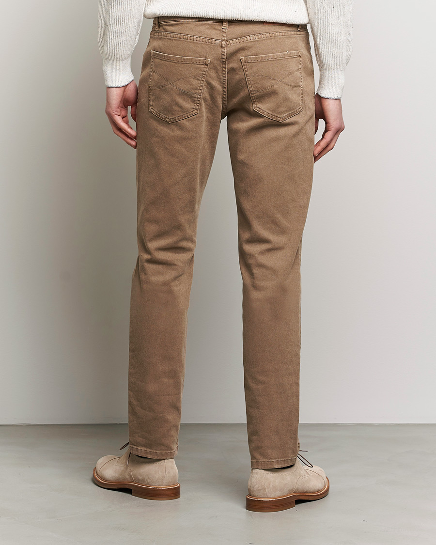 Homme | Pantalons | Brunello Cucinelli | Slim Fit 5-Pocket Pants Beige