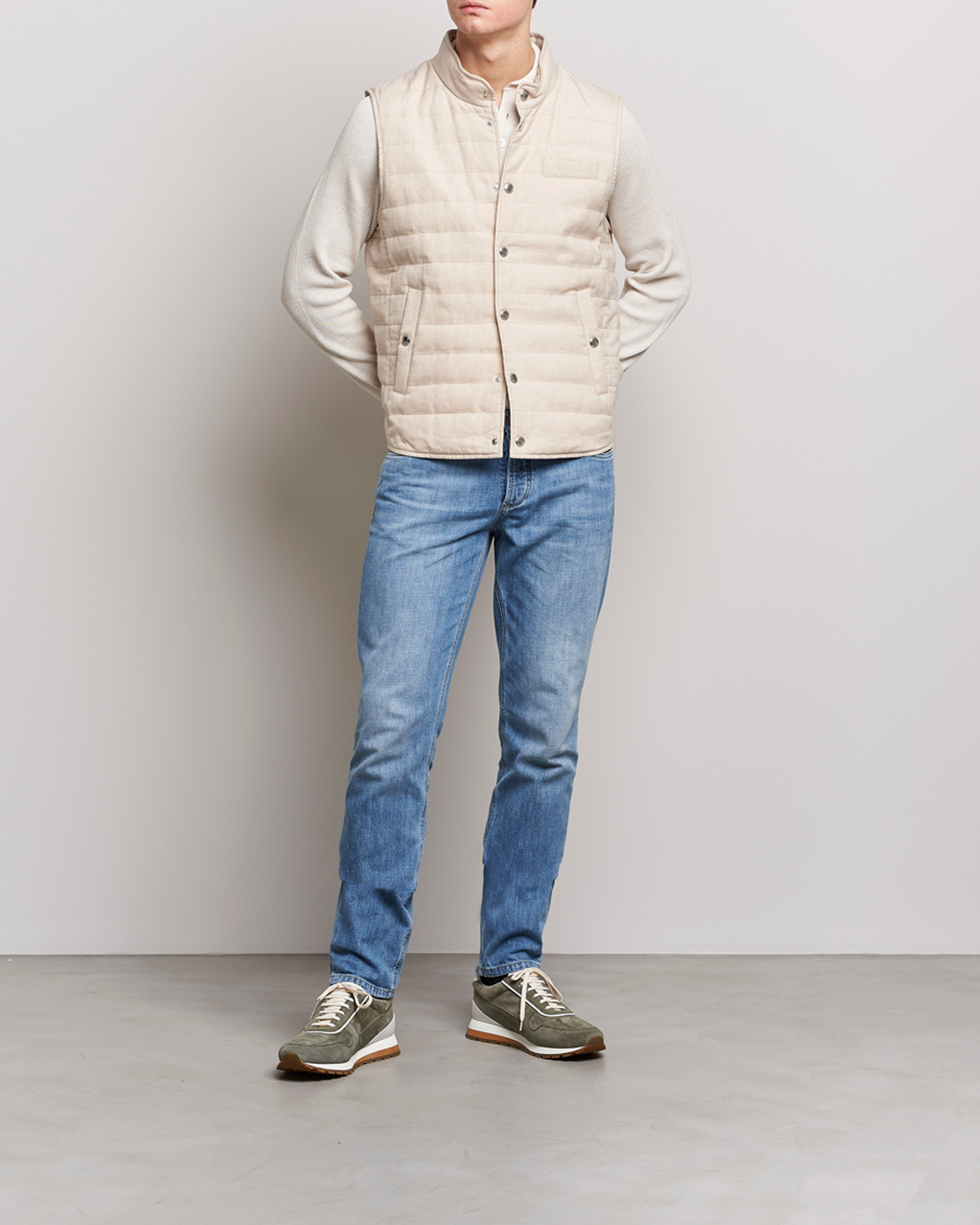 Homme | Jeans | Brunello Cucinelli | Slim Fit Jeans Medium Wash