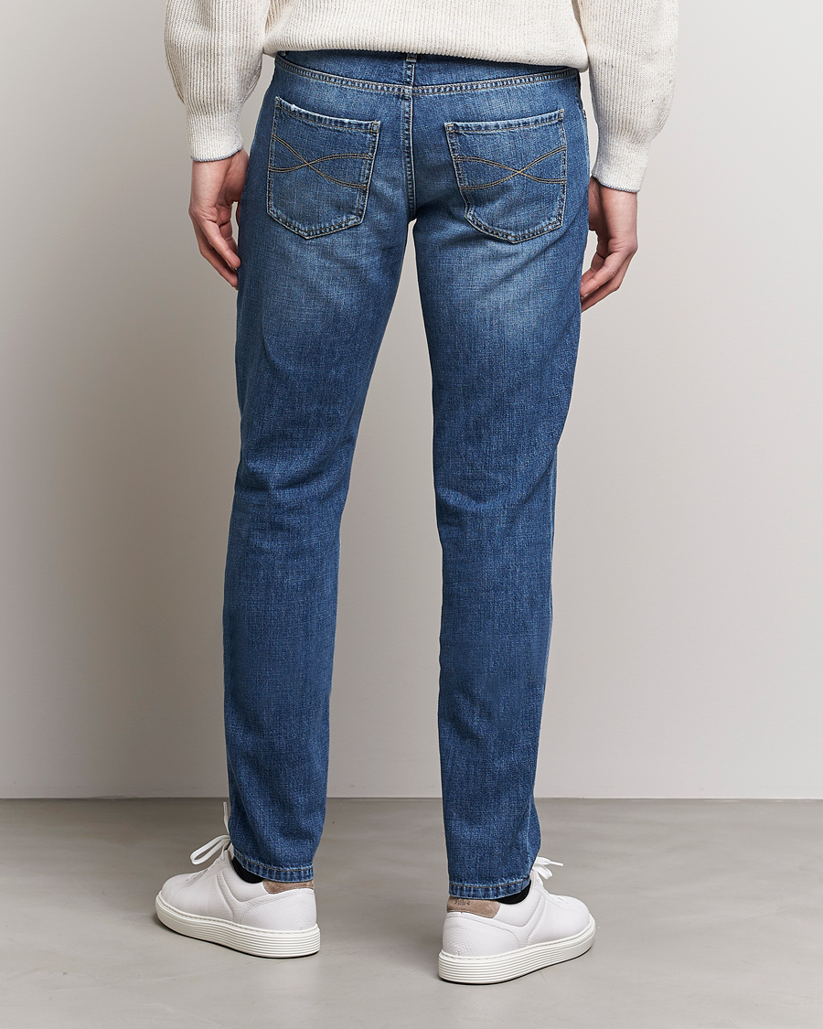 Homme | Jeans | Brunello Cucinelli | Slim Fit Jeans Dark Wash