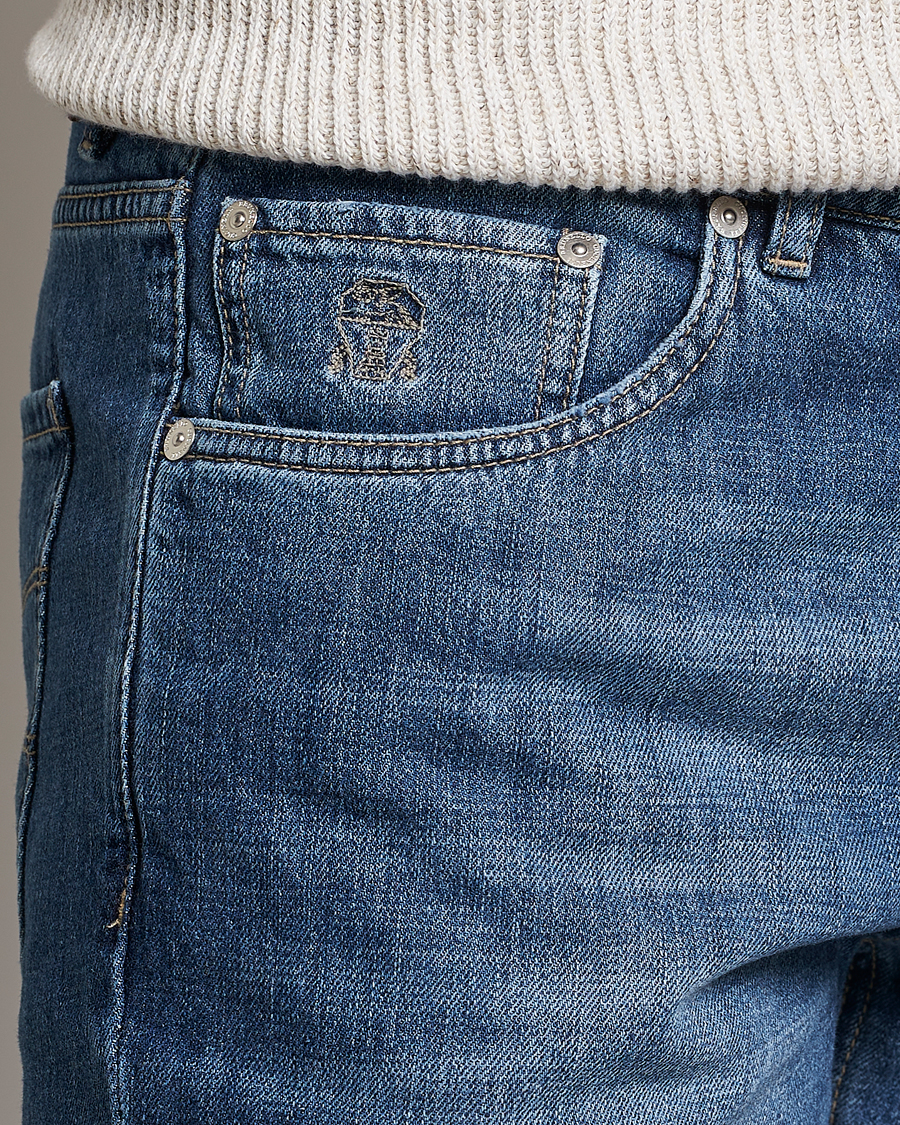 Homme | Jeans | Brunello Cucinelli | Slim Fit Jeans Dark Wash