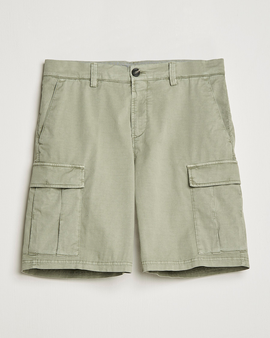 Homme | Shorts | Brunello Cucinelli | Cargo Shorts Sage Green