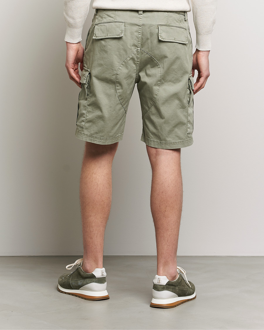 Homme | Shorts | Brunello Cucinelli | Cargo Shorts Sage Green