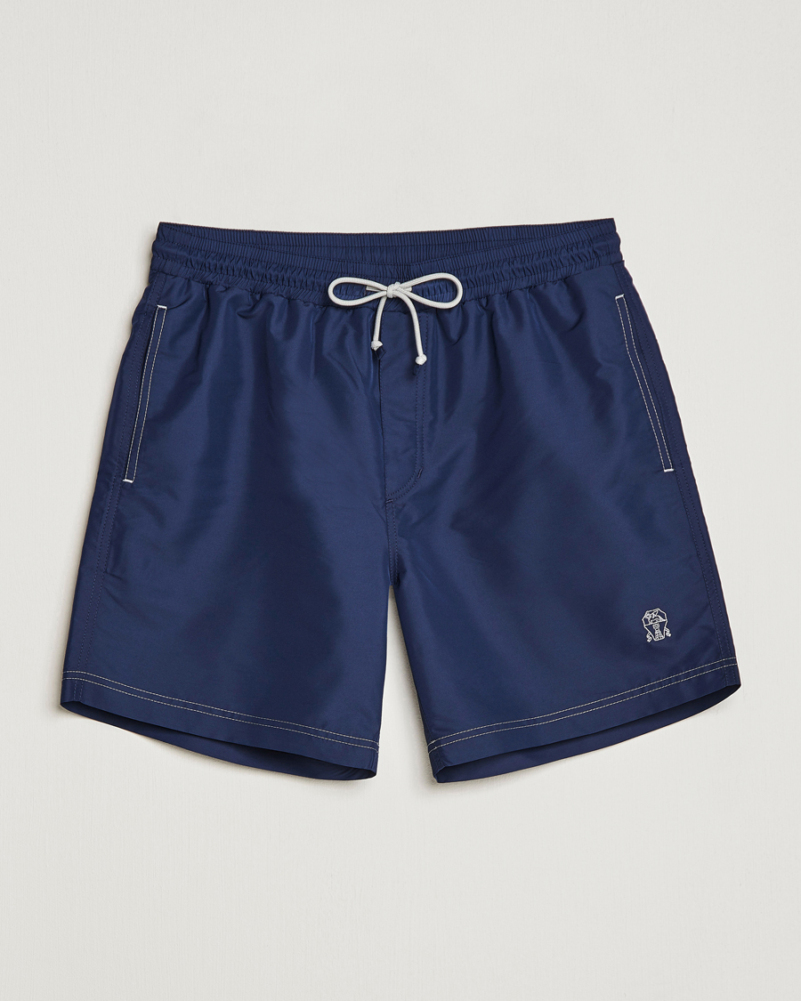 Homme | Maillots De Bain | Brunello Cucinelli | Nylon Swim Trunks Navy