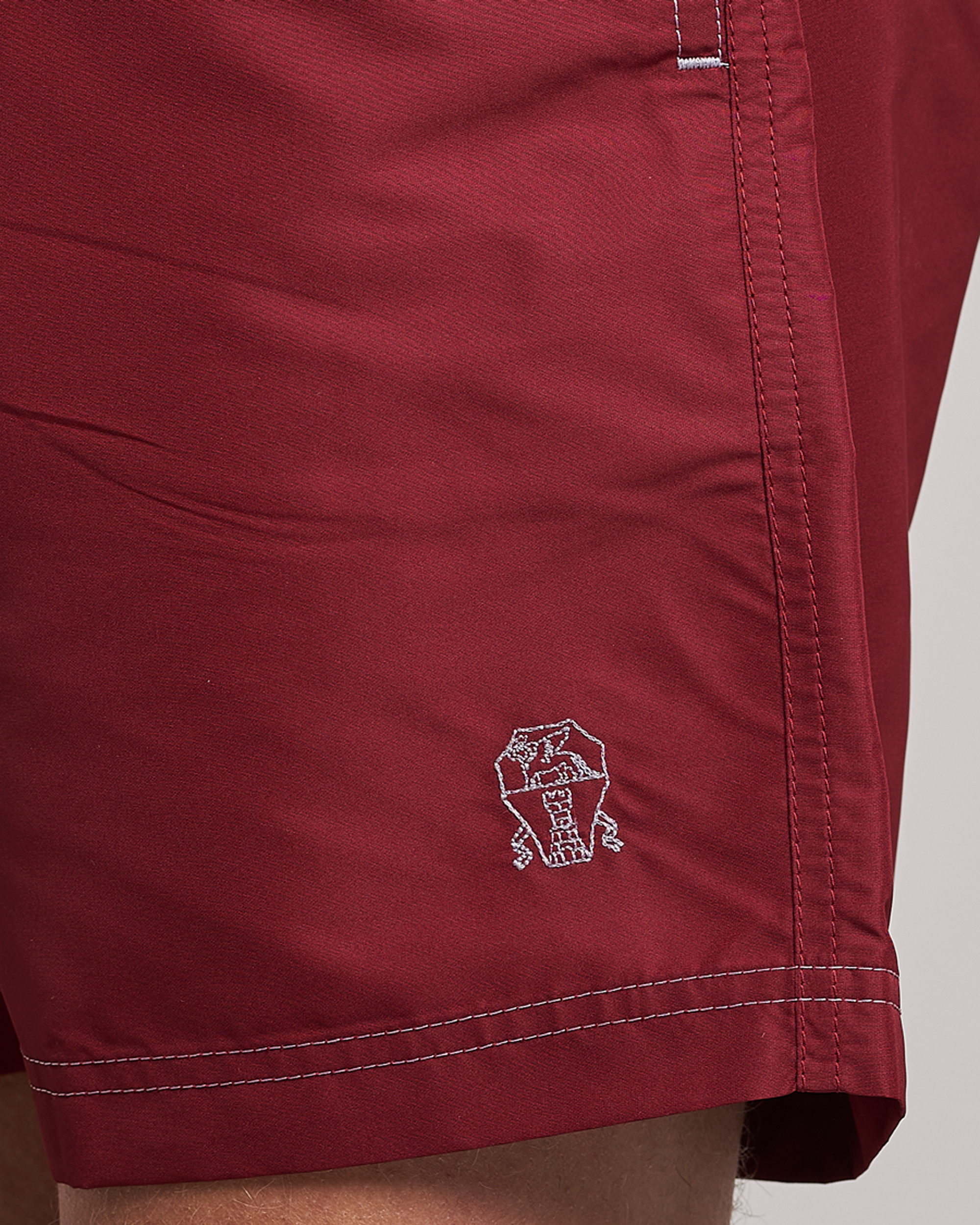 Homme | Maillots De Bain | Brunello Cucinelli | Nylon Swim Trunks Burgundy