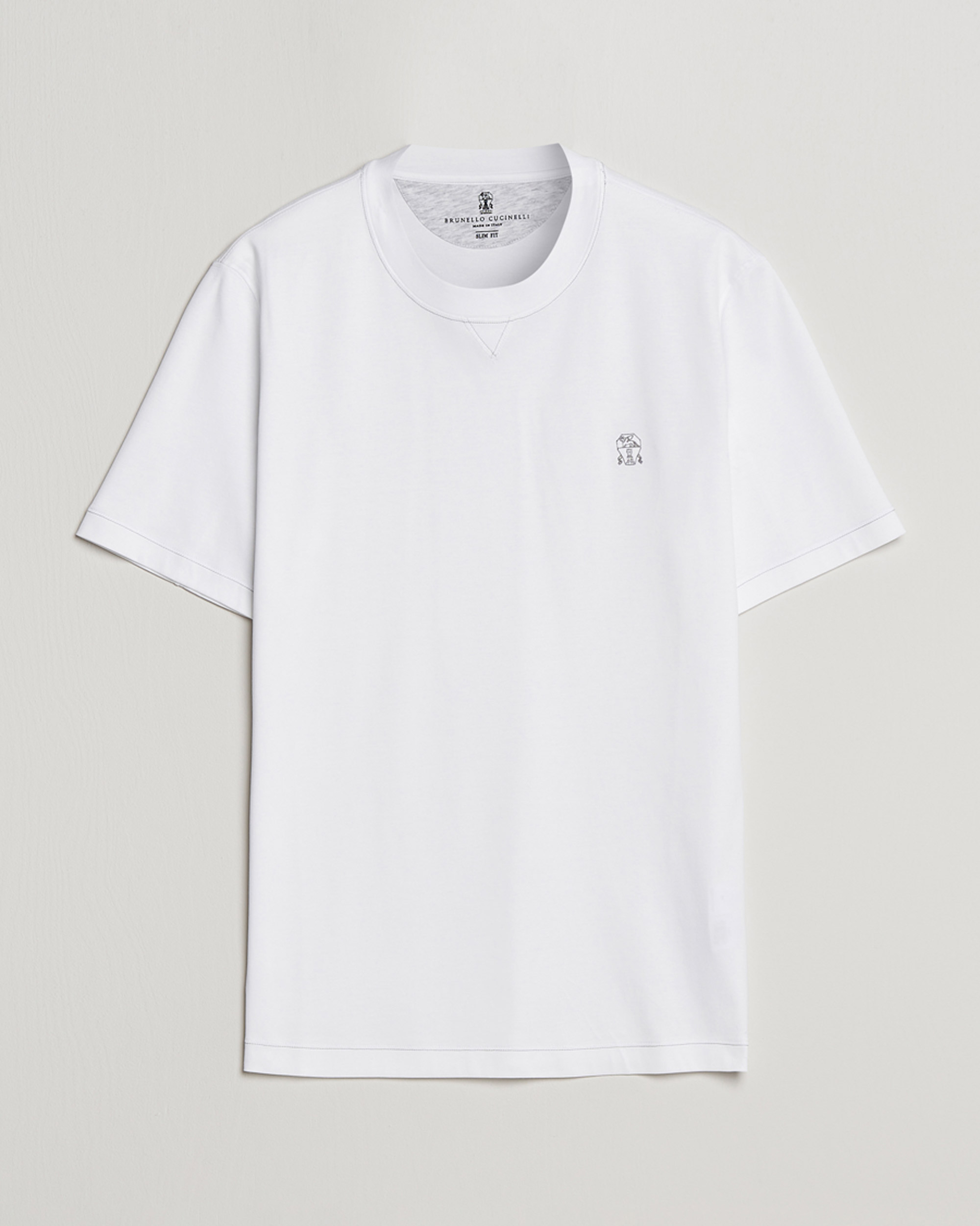 Homme | T-shirts | Brunello Cucinelli | Short Sleeve Logo T-shirt White