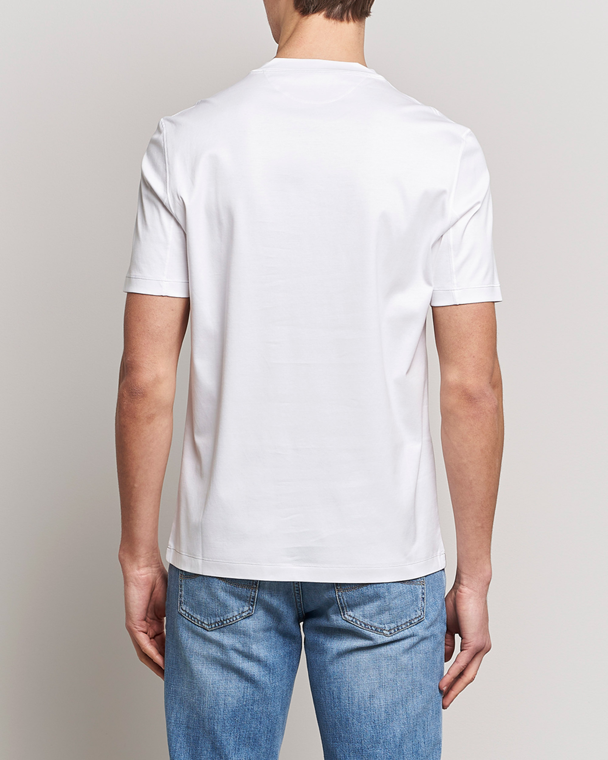 Homme | T-shirts | Brunello Cucinelli | Short Sleeve Logo T-shirt White