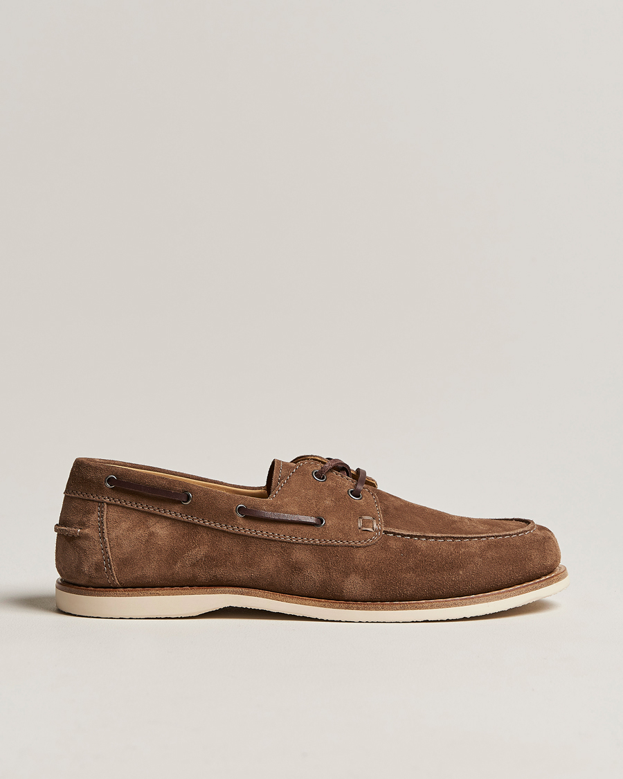 Homme | Brunello Cucinelli Boat Shoe Brown Suede | Brunello Cucinelli | Boat Shoe Brown Suede