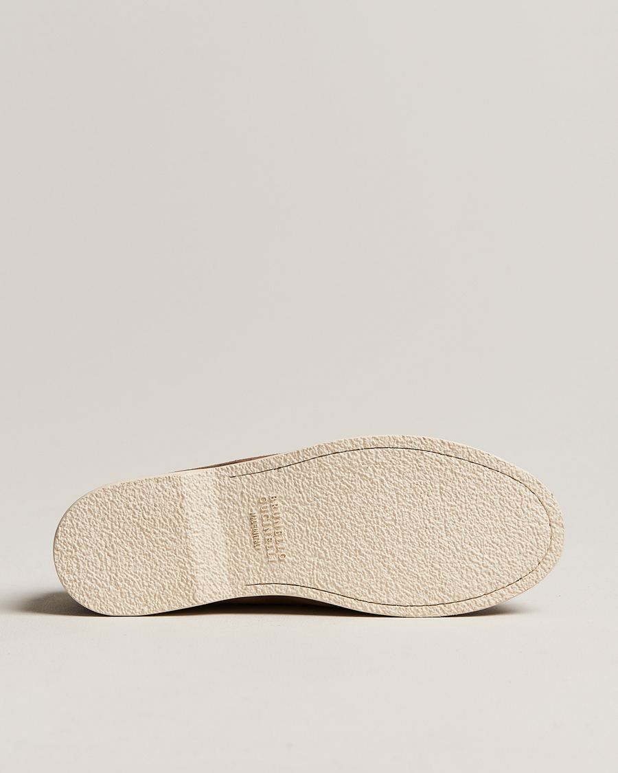 Homme | Brunello Cucinelli Boat Shoe Brown Suede | Brunello Cucinelli | Boat Shoe Brown Suede