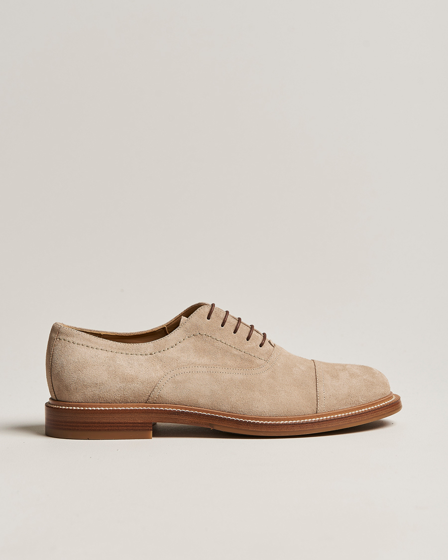 Homme | Brunello Cucinelli Cap Toe Oxford Desert Suede | Brunello Cucinelli | Cap Toe Oxford Desert Suede