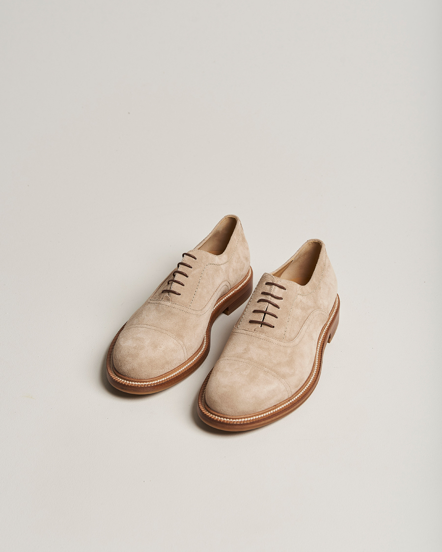 Homme | Brunello Cucinelli Cap Toe Oxford Desert Suede | Brunello Cucinelli | Cap Toe Oxford Desert Suede