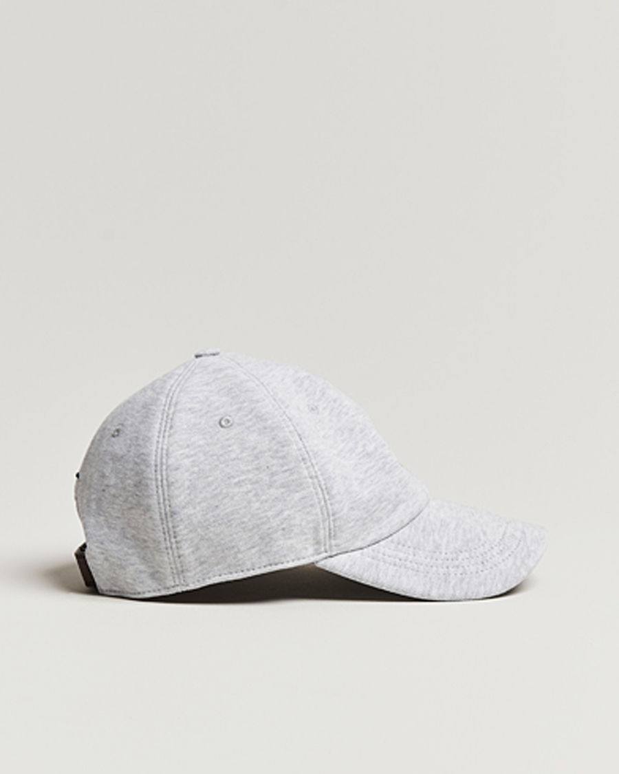 Homme | Brunello Cucinelli Peach Baseball Cap Light Grey | Brunello Cucinelli | Peach Baseball Cap Light Grey