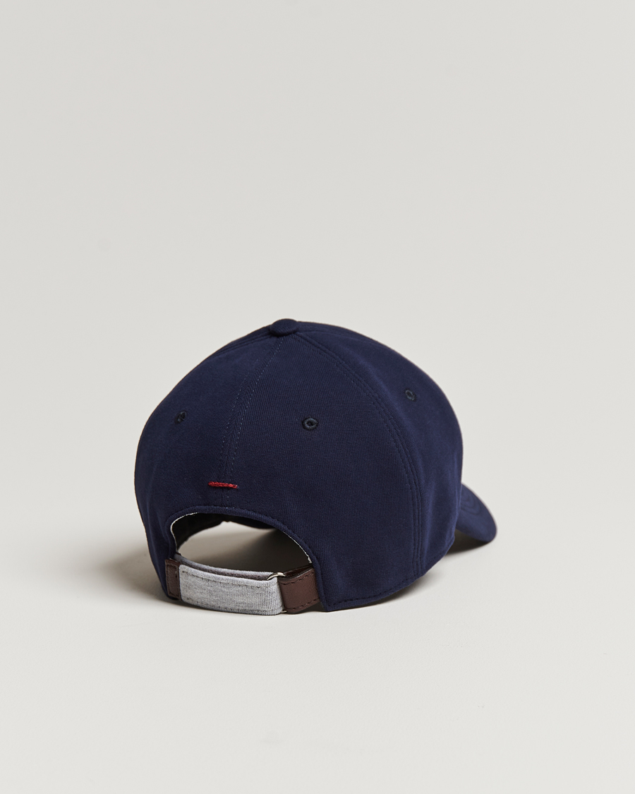Homme | Brunello Cucinelli Peach Baseball Cap Navy | Brunello Cucinelli | Peach Baseball Cap Navy
