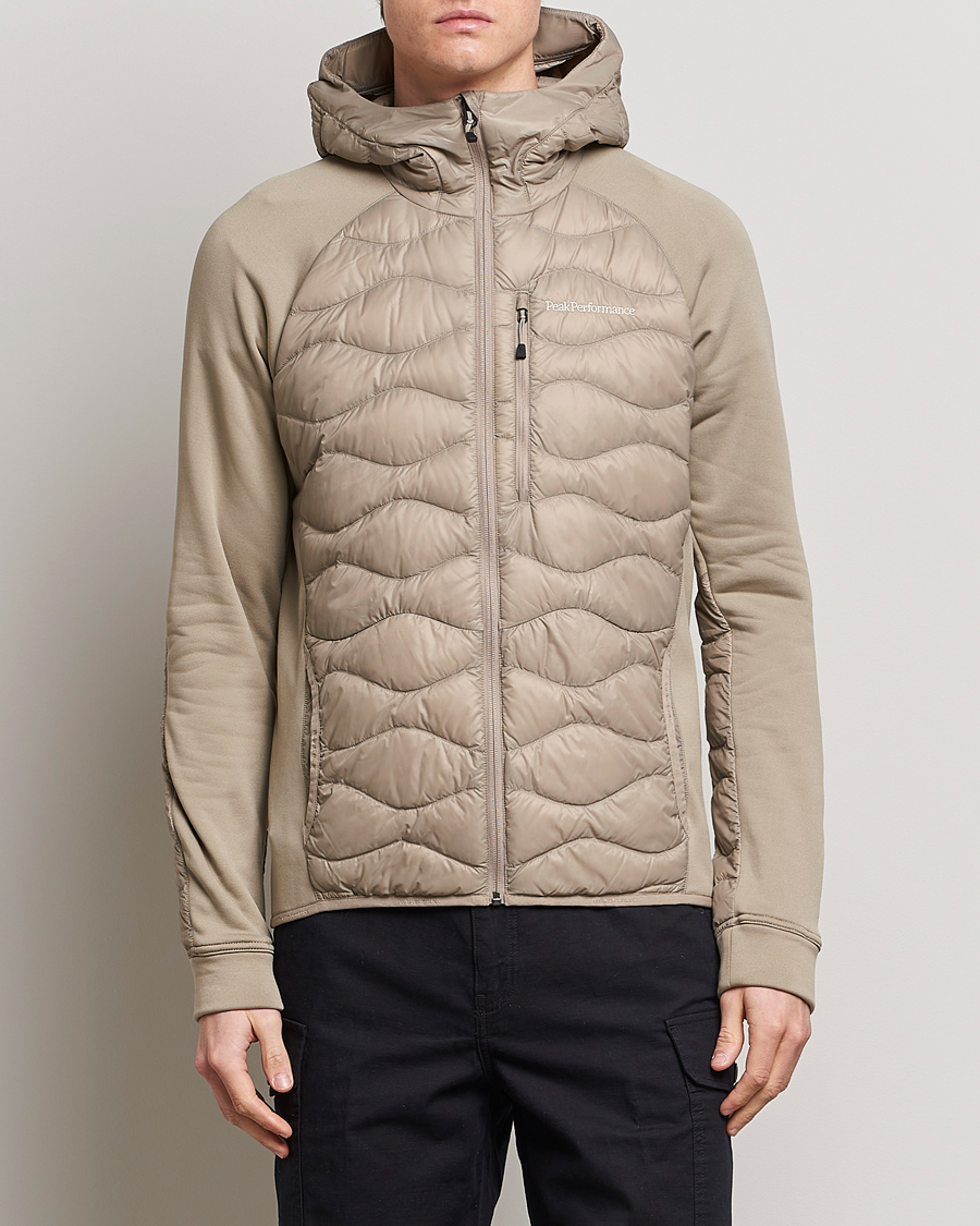 Homme | Manteaux Et Vestes | Peak Performance | Helium Hooded Hybrid Avid Beige
