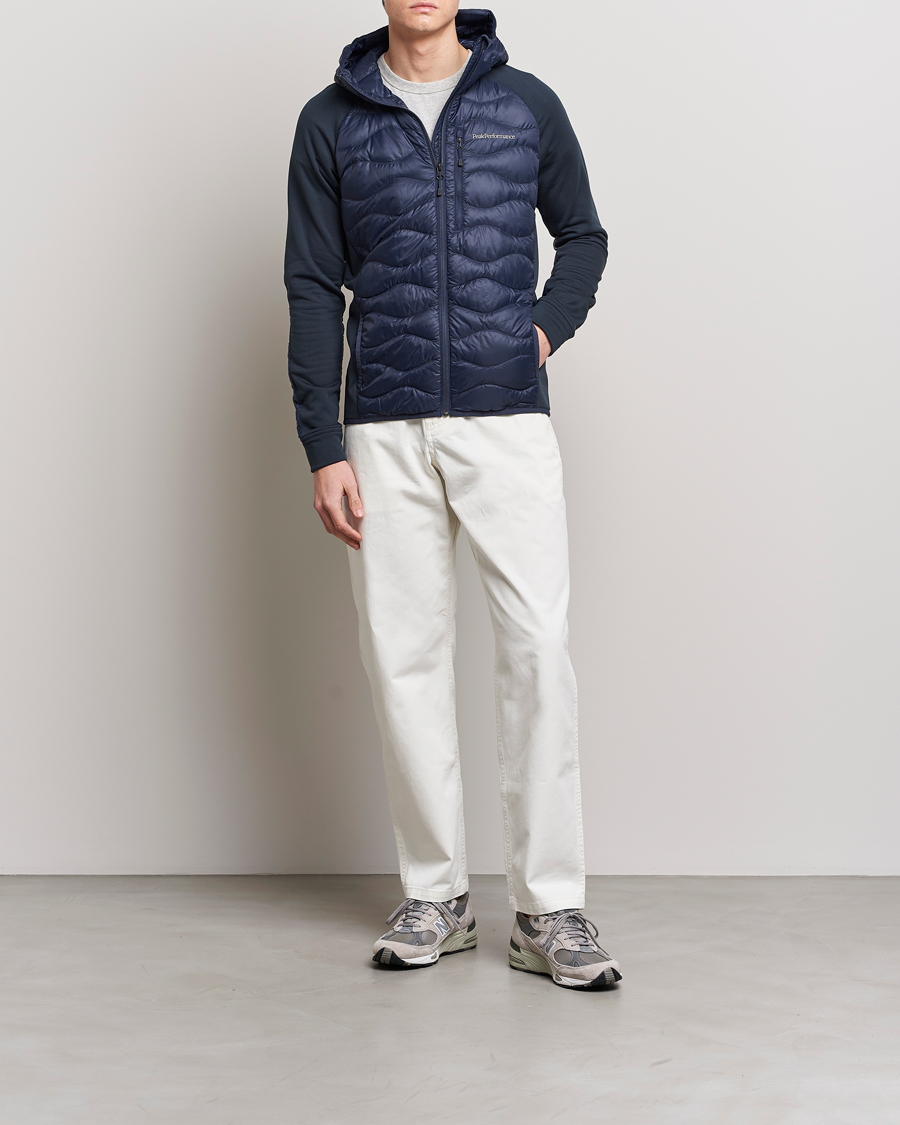 Homme | Manteaux Et Vestes | Peak Performance | Helium Hooded Hybrid Blue Shadow