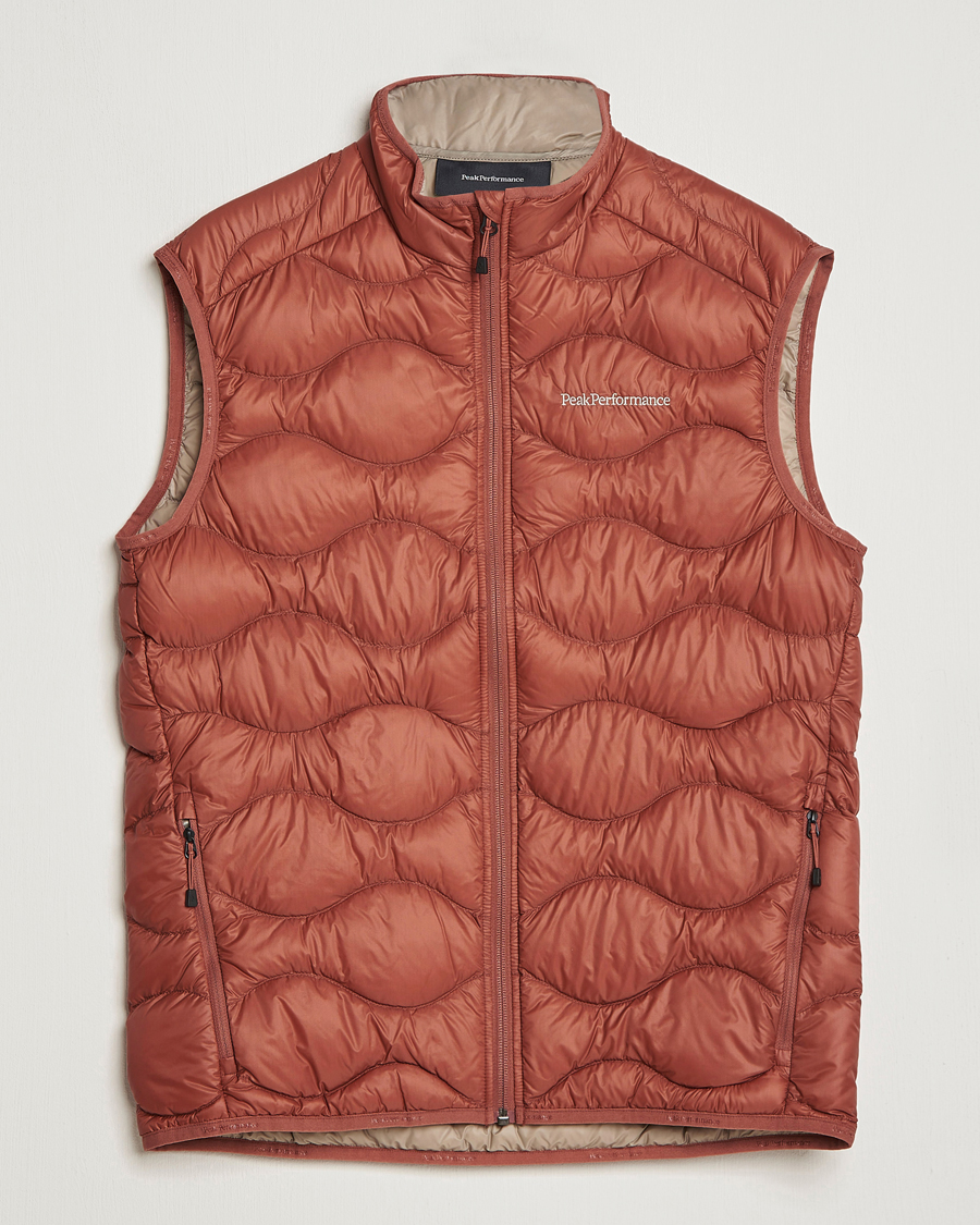 Homme | Gilets | Peak Performance | Helium Down Vest Classic Clay