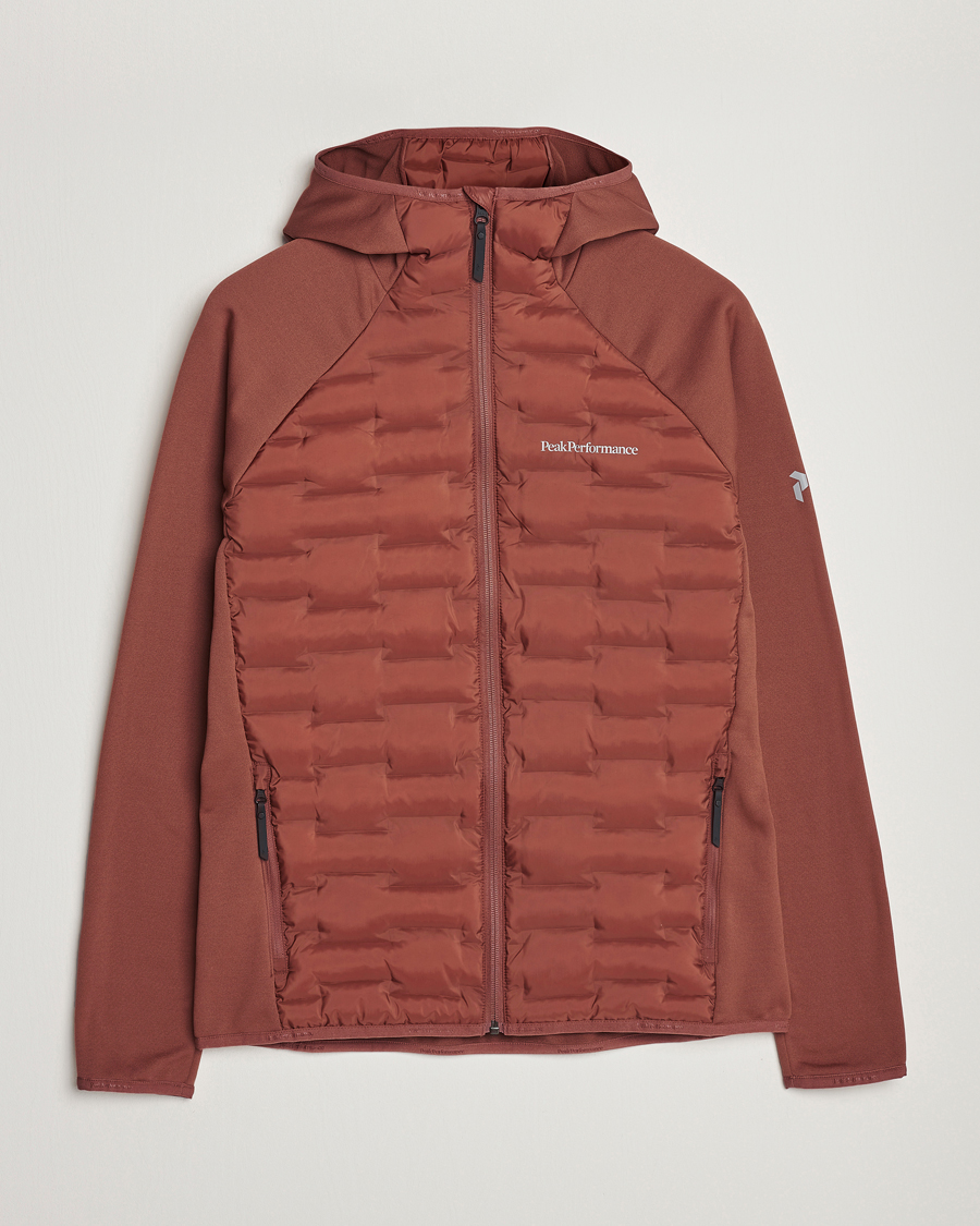Homme | Manteaux Et Vestes | Peak Performance | Argon Hybrid Light Hood Jacket Classic Clay