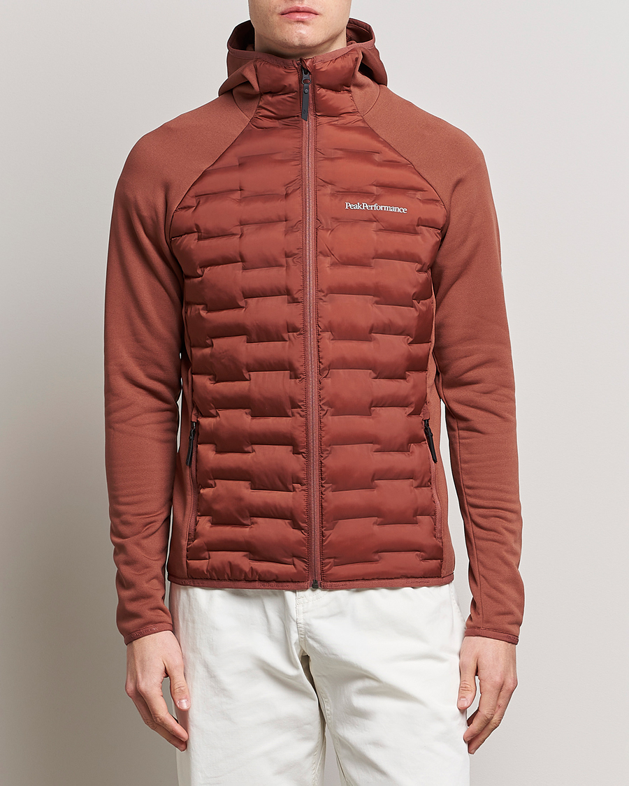 Homme | Manteaux Et Vestes | Peak Performance | Argon Hybrid Light Hood Jacket Classic Clay