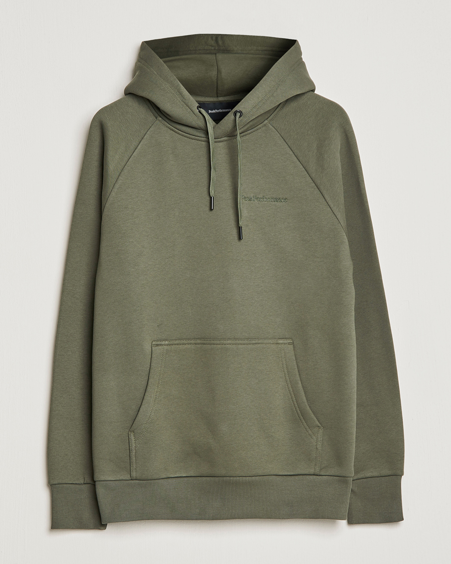 Homme | Pulls Et Tricots | Peak Performance | Original Small Logo Hood Pine Needel