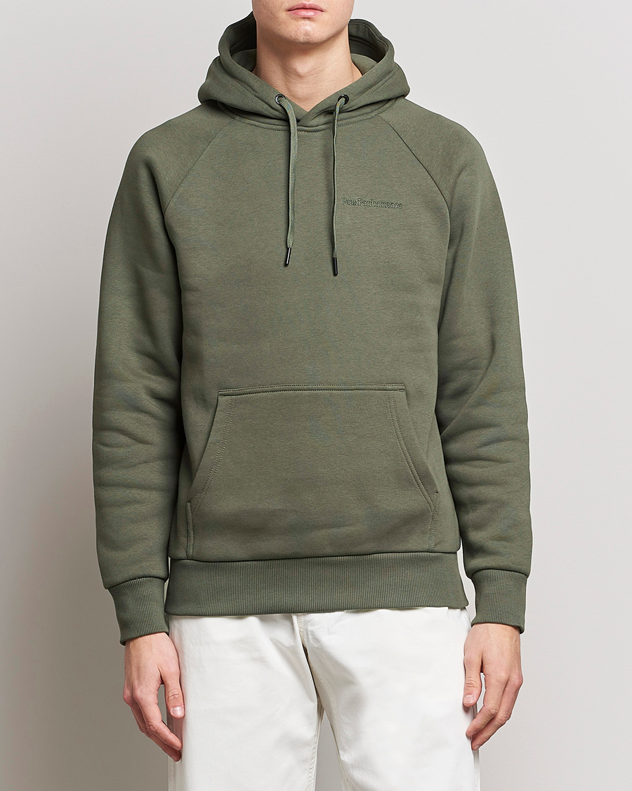 Homme | Pulls Et Tricots | Peak Performance | Original Small Logo Hood Pine Needel