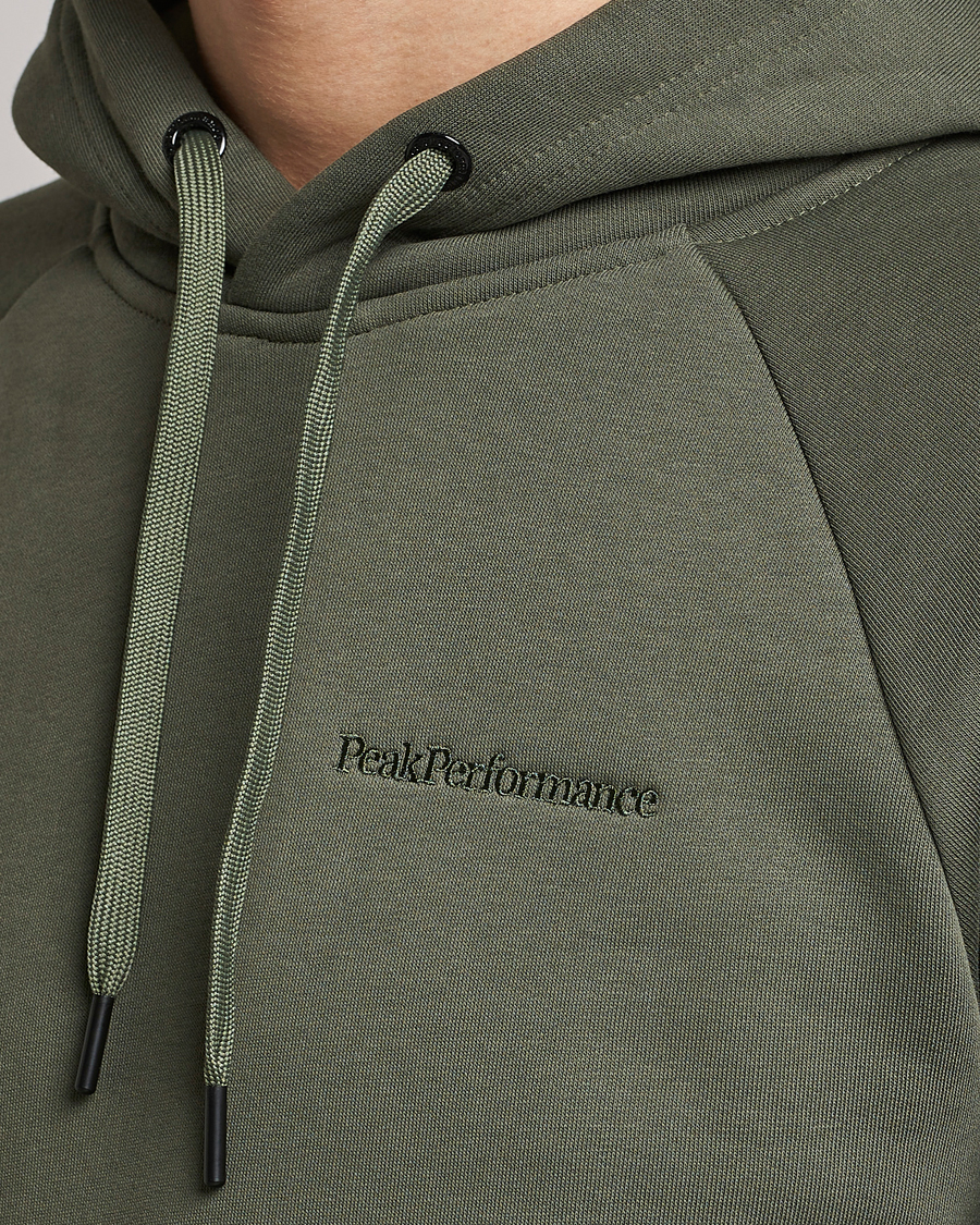Homme | Pulls Et Tricots | Peak Performance | Original Small Logo Hood Pine Needel